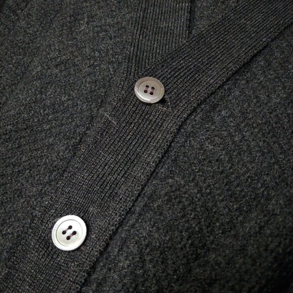 Vintage Made in Scotland Merino Wool Cardigan - Picture 4 of 7